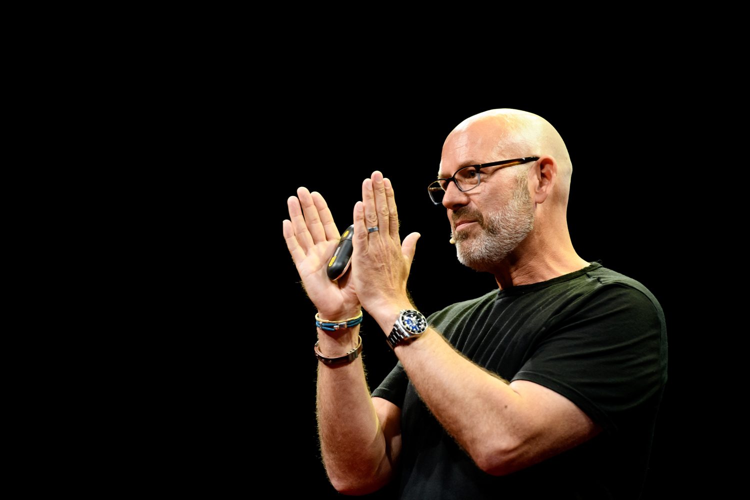 Frank Rohde on the TEDx stage